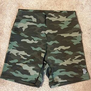 VS Pink camo bike shorts